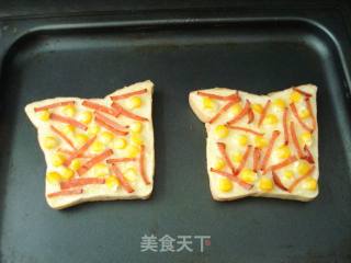 Corn Toast Pizza recipe