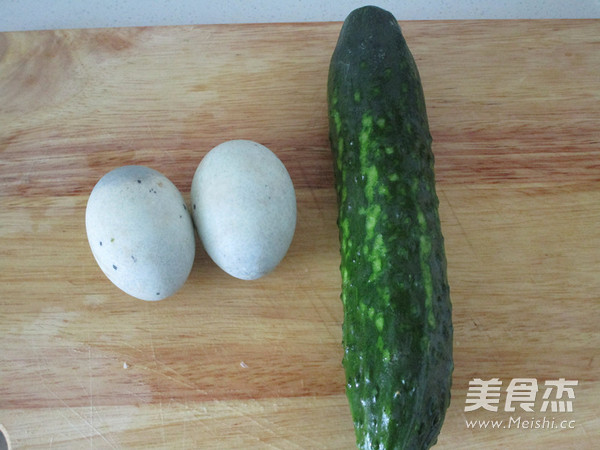 Preserved Egg with Cucumber recipe