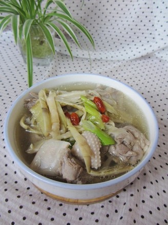 Boiled Duck with Salted Bamboo Shoots