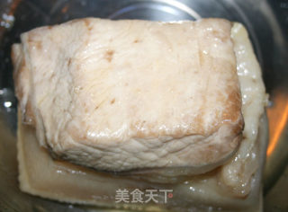 [greasy But Not Greasy Roasted Pork] Tofu with Pork recipe