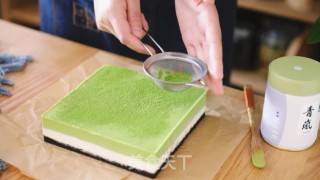 Matcha Two-tone Mousse recipe