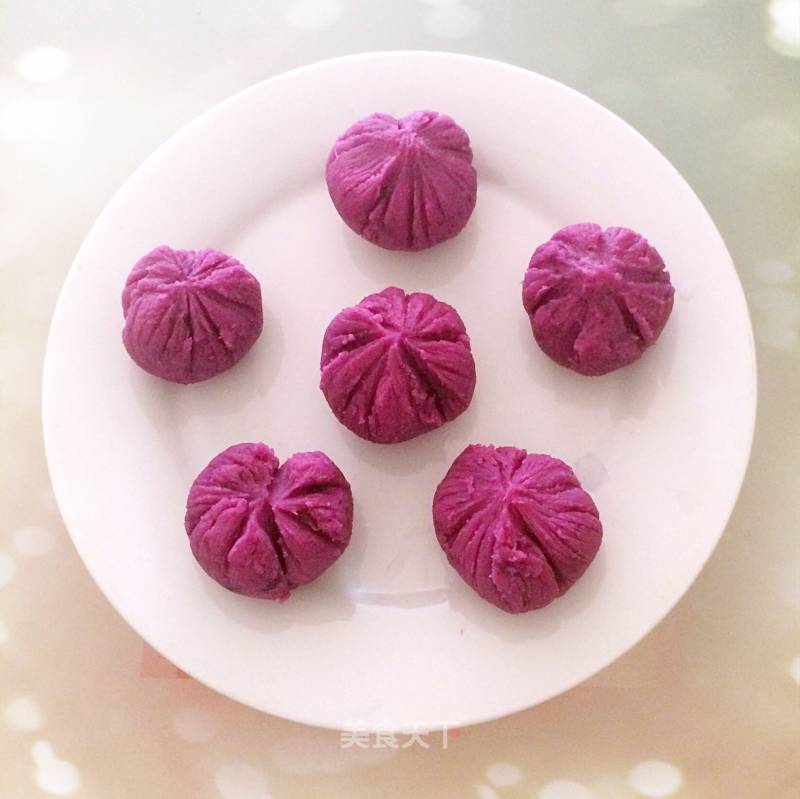 Baby's Petty Bourgeoisie Snack-purple Sweet Potato Tea Towel recipe