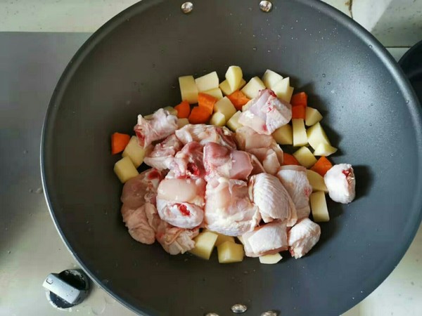 Curry Chicken Drumstick Rice recipe