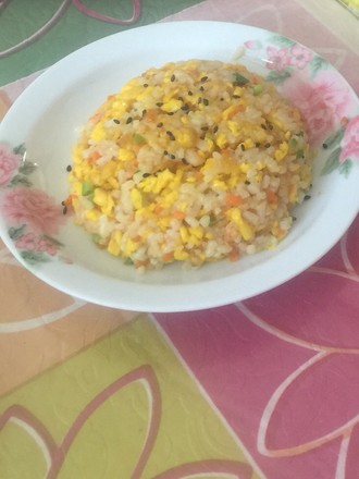 Shrimp Fried Rice (baby Version) recipe