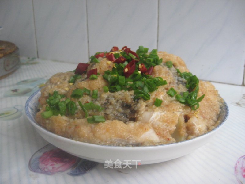 Steamed Fish with Sweet Potato Powder recipe