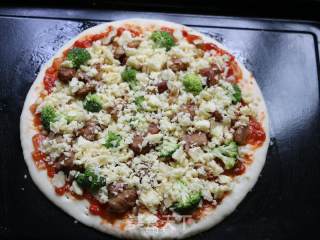 Walnut Baked Chicken Pizza recipe