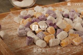 Three-color Taro Balls-jiuyang Zhishi recipe