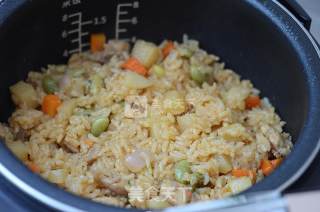 Curry Chicken Braised Rice recipe