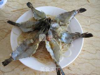Steamed Prawns with Garlic Vermicelli recipe