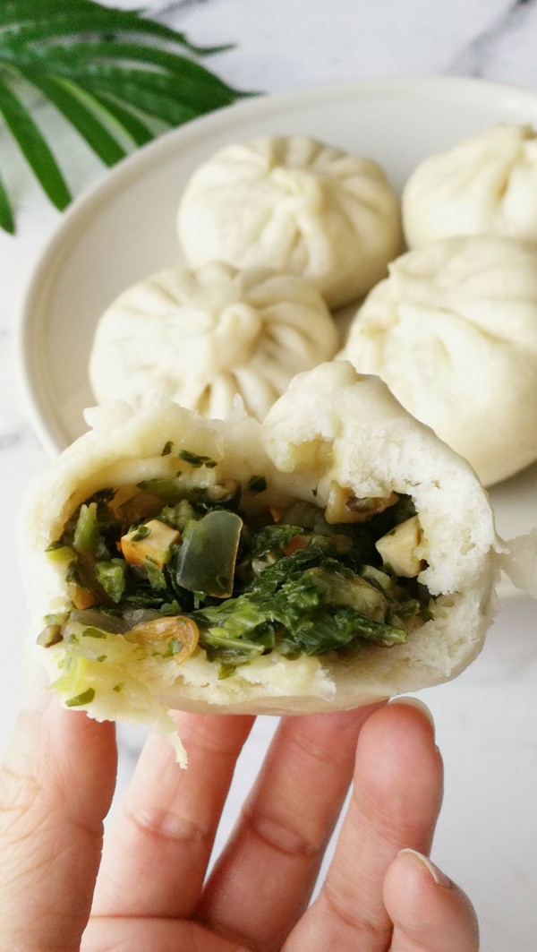 Chinese Cabbage Buns recipe