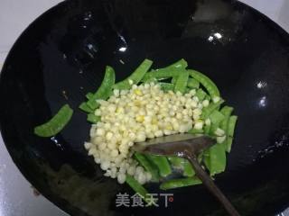 Corn Snow Peas recipe