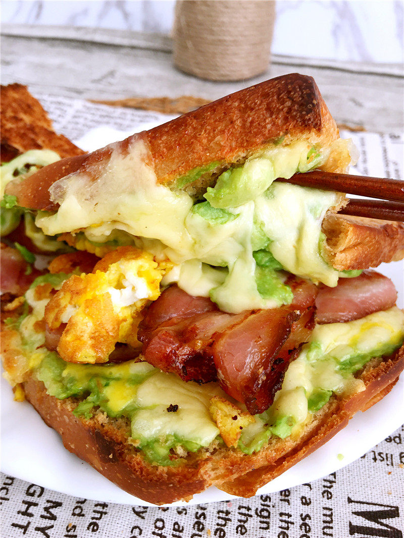 #trust之美#avocado Brushed Sandwich recipe