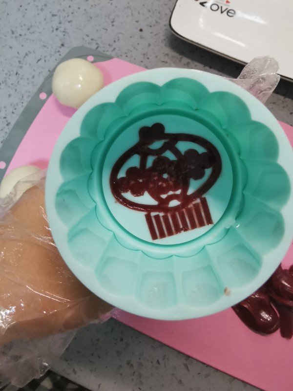 Snowy Mooncake (red Bean Paste) recipe