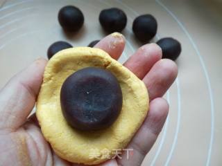 Pumpkin Purple Sweet Potato Glutinous Rice Cake recipe