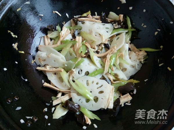 Vegetarian Fried Yuba Lotus Root Slices recipe