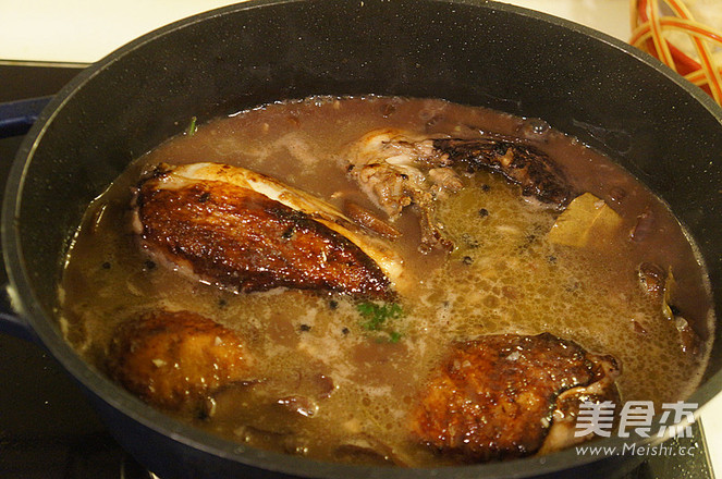 French Red Wine Boiled Chicken recipe