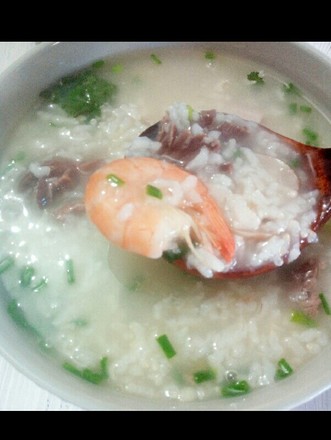 Duck Gizzard Seafood Congee