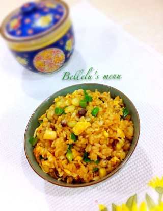 Egg Fried Rice with Tomato Sauce recipe