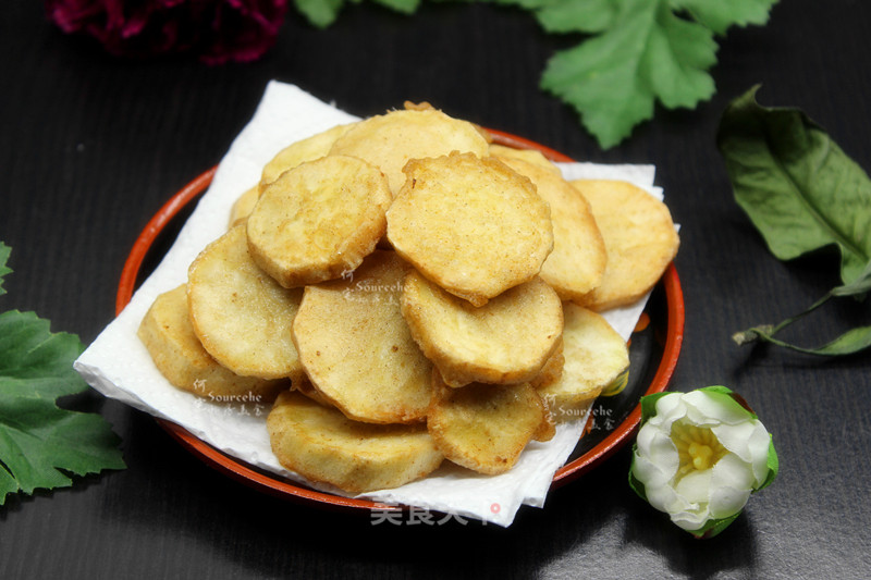 Crispy Snacks, Spiced Potato Chips recipe