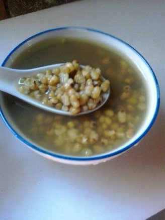 Lotus Leaf Mung Bean Soup recipe