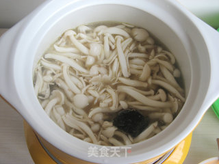 Crab Mushroom Black Chicken Soup recipe