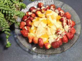Mango Strawberry Mix Yogurt recipe