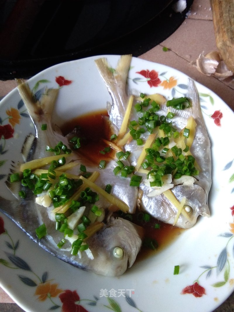 Scallion Pomfret recipe