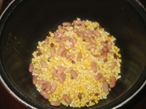 Bean Rice and Corn Ballast Congee recipe