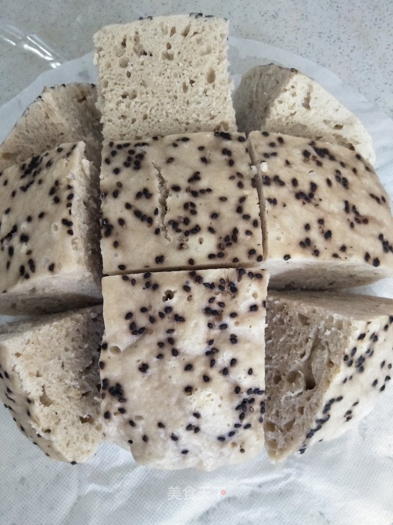 Soba Noodle Black Sesame Hair Cake recipe