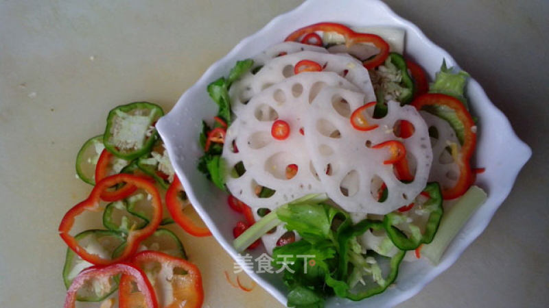 Pepper Fragrant Lotus Root Slices recipe