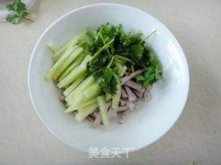 Cucumber with Shredded Pork recipe