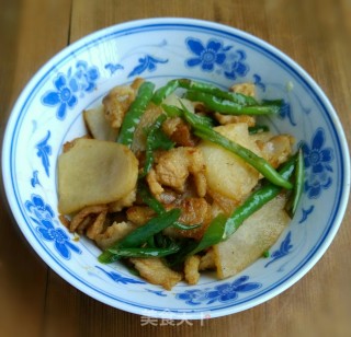 Stir-fried Pork Belly with Cold Potatoes recipe