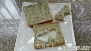 Breakfast of Love-heart-to-heart Toast recipe