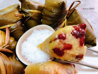 #蒸菜# Red Bean and Glutinous Rice Dumplings recipe