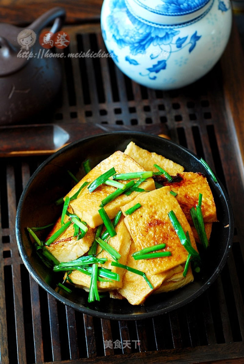 Simple Life-stir-fried Thousand Pages Tofu with Leeks recipe