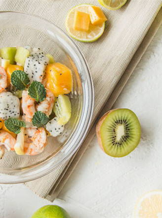 Super Refreshing Shrimp Fruit Salad recipe