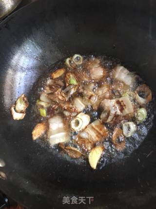 Braised Pork Belly with Seaweed and Soy Sprouts recipe
