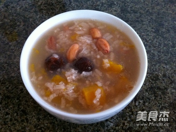 Pumpkin Candied Glutinous Rice Porridge recipe