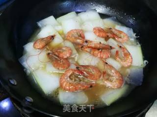 Braised Prawns with Winter Melon recipe