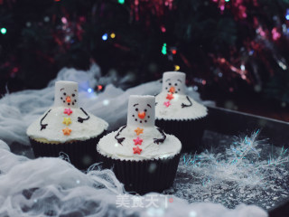 Snowman Cup Cake recipe