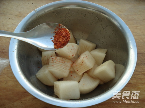 Pickled Radish in Soy Sauce recipe