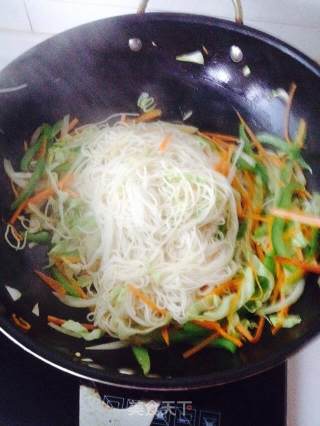 Three Silk Fried Noodles recipe