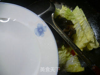 Stir-fried Black and White Vegetables recipe