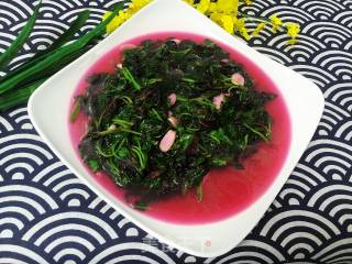 Stir-fried Amaranth with Garlic recipe