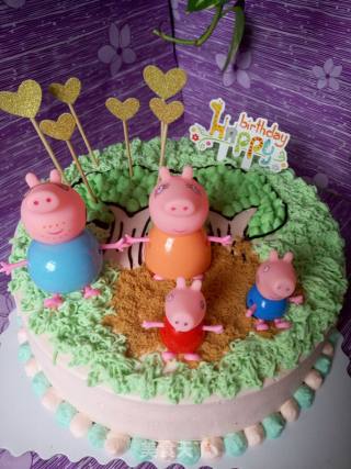 #柏翠大赛#little Pig Peggy's Birthday Cake recipe