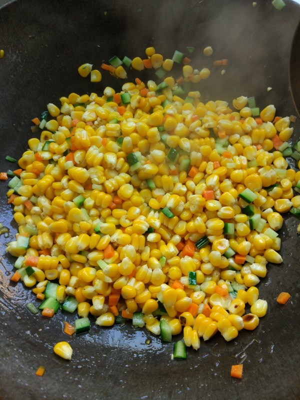 Vegetarian Fried Corn Kernels recipe