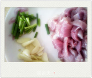 Fried Cucumber with Sliced Pork recipe