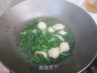 Conch Ball and Spinach Soup recipe