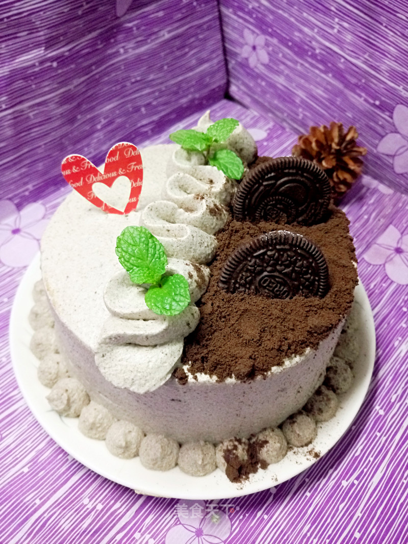 #柏翠大赛# Six-inch Oreo Cream Cake recipe