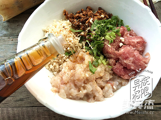 Chaoshan-flavored Shrimp and Bamboo Kueh Dressed in Tortellini recipe